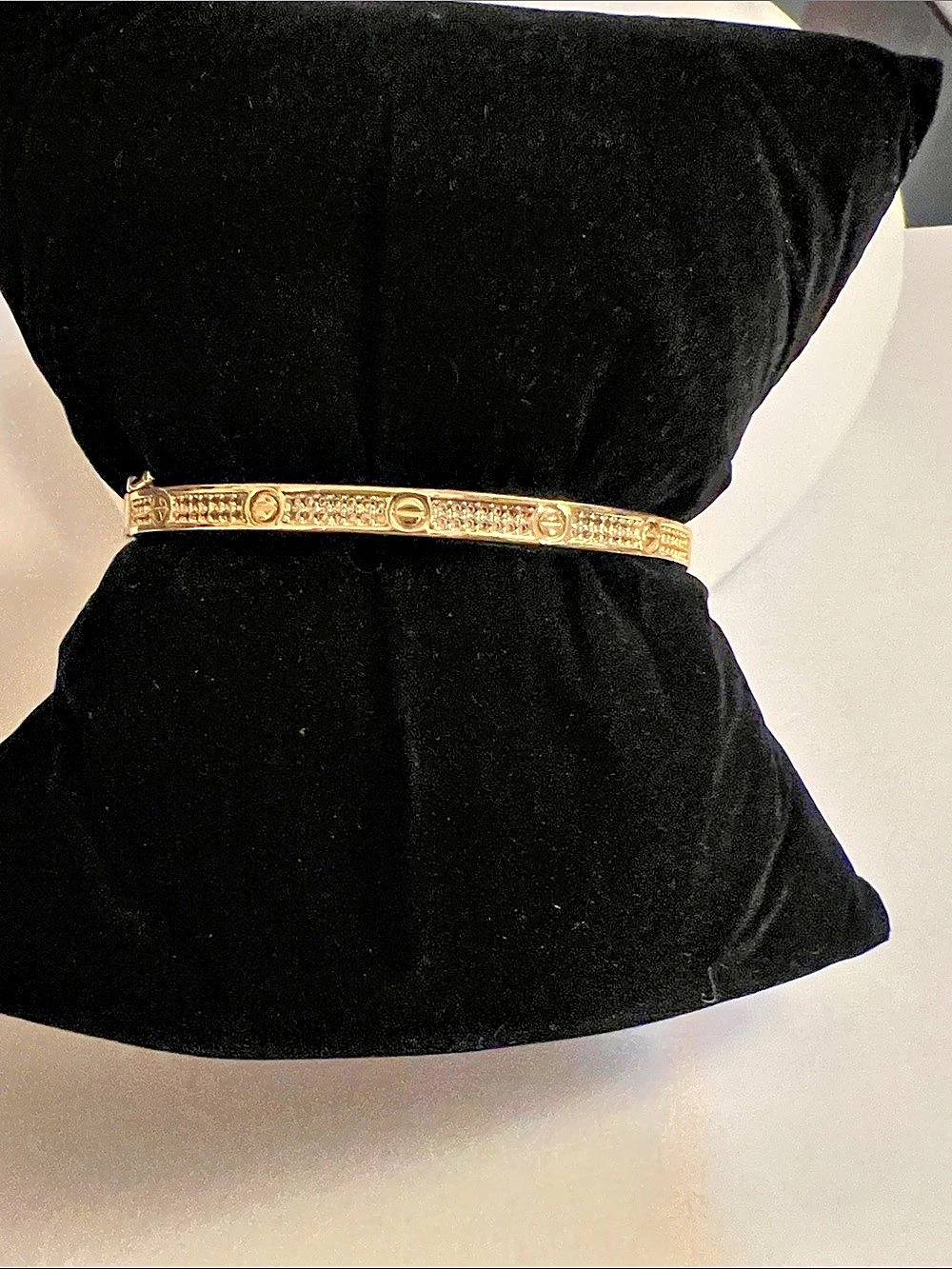 Cartier LOVE Bracelet, Classic Model, Paved Gold